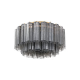 Addis Flush Mount 22.25'' Aged Brass Smoke