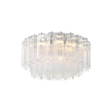 Addis Flush Mount 22.25'' Polished Chrome Clear