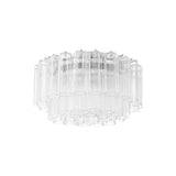 Addis Flush Mount 22.25'' Polished Chrome Clear