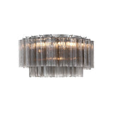 Addis Flush Mount 22.25'' Polished Chrome Smoke