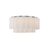 Addis Flush Mount 22.25'' Polished Chrome White