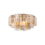 Addis Flush Mount 32'' Aged Brass Autumn