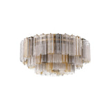 Addis Flush Mount 32'' Aged Brass Autumn