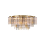 Addis Flush Mount 32'' Aged Brass Autumn