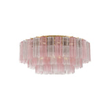 Addis Flush Mount 32'' Aged Brass Spring
