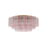 Addis Flush Mount 32'' Aged Brass Spring