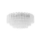 Addis Flush Mount 32'' Polished Chrome Clear