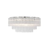 Addis Flush Mount 32'' Polished Chrome Clear