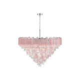 Addis Grand Tiered Chandelier 49" Polished Chrome Spring
