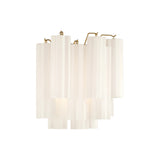 Addis Sconce 14.5'' Aged Brass White