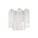 Addis Sconce 14.5'' Polished Chrome Clear