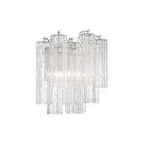 Addis Sconce 14.5'' Polished Chrome Clear