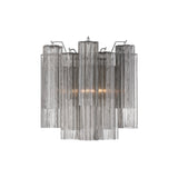 Addis Sconce 14.5'' Polished Chrome Smoke