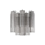 Addis Sconce 14.5'' Polished Chrome Smoke