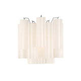 Addis Sconce 14.5'' Polished Chrome White