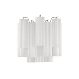 Addis Sconce 14.5'' Polished Chrome White