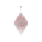 Addis Tiered Chandelier 31.5'' Polished Chrome Spring