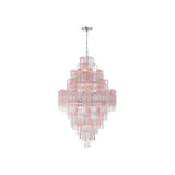 Addis Tiered Chandelier 31.5'' Polished Chrome Spring