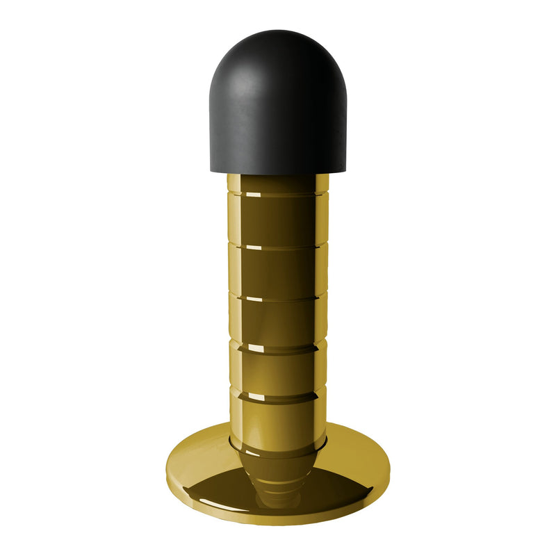 Adjustable Door Stop in Polished Brass by Colombo Design