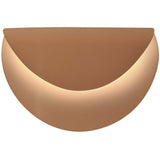 Adobe Ceramic Petal ADA LED Wall Sconce by Justice Design