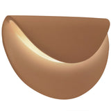 Adobe Ceramic Petal ADA LED Wall Sconce by Justice Design
