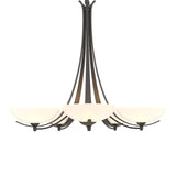 Aegis 5 Arm Chandelier in Natural Iron by Hubbardton Forge