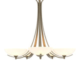 Aegis 5 Arm Chandelier in Soft Gold by Hubbardton Forge