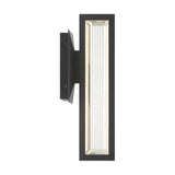 Aelin Outdoor Wall Sconce by Eurofase - 14 Inch Matte Black primary view