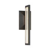 Aelin Outdoor Wall Sconce by Eurofase - 14 Inch Matte Black detail view