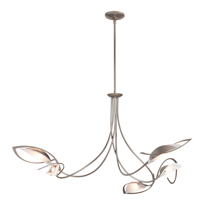 Aerial Chandelier, shown in Soft Gold, by Hubbardton Forge