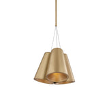 Aether Chandelier - 3 Light - Modern Brass by Sonneman