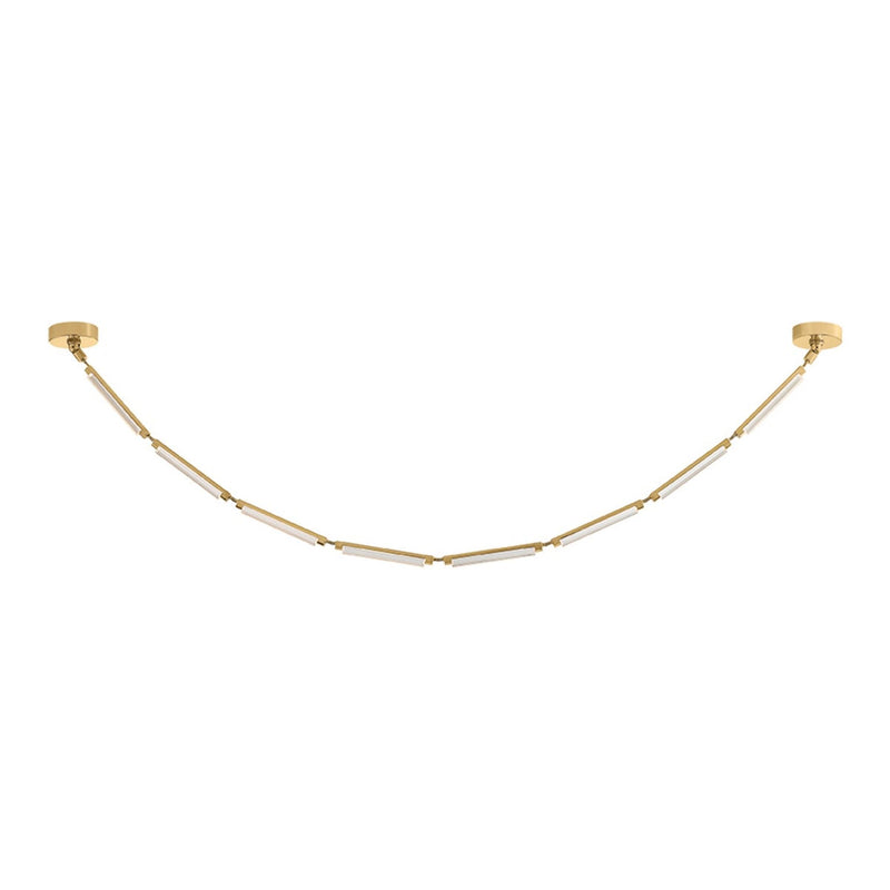 Agatha Chandelier - 8 Light in Vintage Brass by Corbett