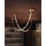 Agatha Chandelier by Corbett in a styled interior
