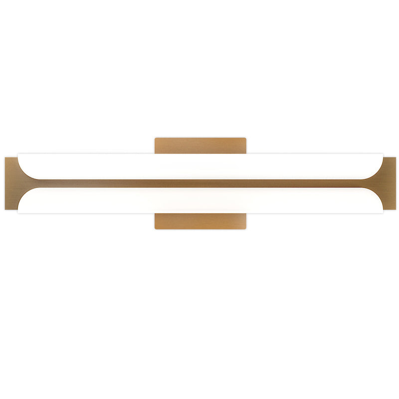 Aged Brass Bifold Bath and Wall Light by WAC Lighting