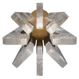 Aged Brass Cartridge 4CCT Pendant Light by WAC Lighting Zoomed View
