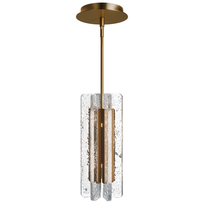 Aged Brass Cartridge 4CCT Pendant Light by WAC Lighting