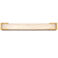 Aged Brass Frozen Zone Vanity Light by Modern Forms