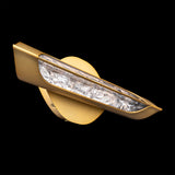 Aged Brass Hadleigh Wall Light by Modern Forms in Zoomed View