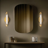 Aged Brass Hadleigh Wall Light by Modern Forms in Room