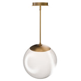 Aged Brass Honeymooner Pendant Light by WAC Lighting