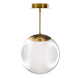 Aged Brass Honeymooner Pendant Light by WAC Lighting