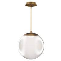 Aged Brass Honeymooner Pendant Light by WAC Lighting