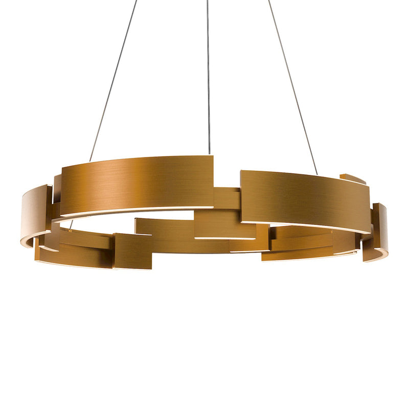 Aged Brass Keefe Chandelier by Modern Forms