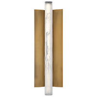 Aged Brass Rapper Wall Sconce by Modern Forms