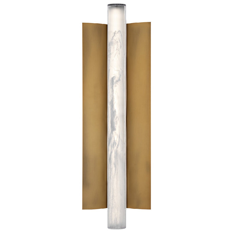 Aged Brass Rapper Wall Sconce by Modern Forms