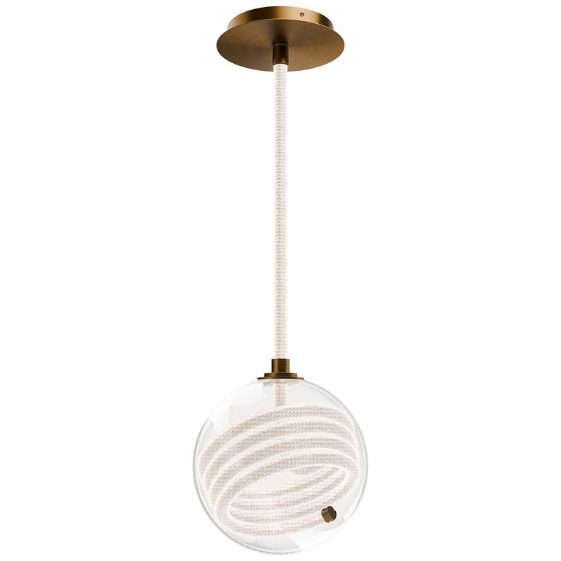 Aged Brass Roper 4CCT LED Pendant by WAC Lighting
