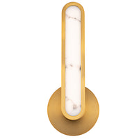 Aged Brass Serena Wall Sconce by WAC Lighting