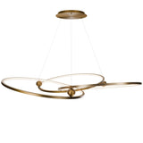 Aged Brass Sidewinder Linear Suspension by WAC Lighting