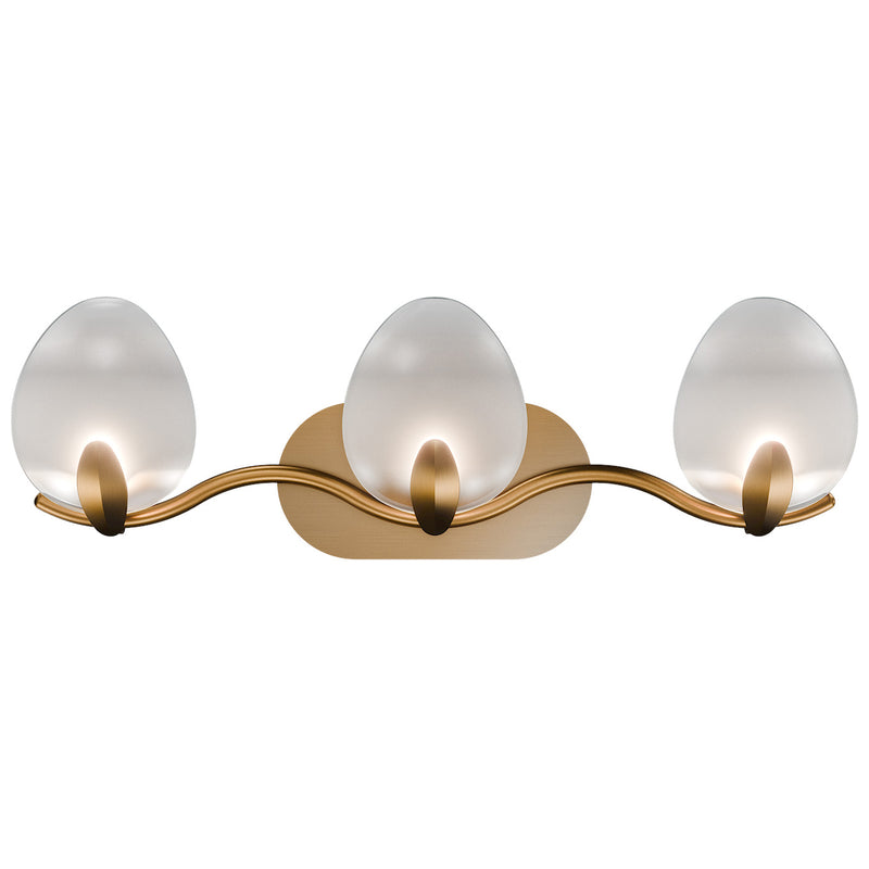 Aged Brass Tressa 4CCT LED Bath and Wall Sconce by WAC Lighting