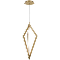 Aged Brass Tribeca 4CCT LED Pendant by WAC Lighting